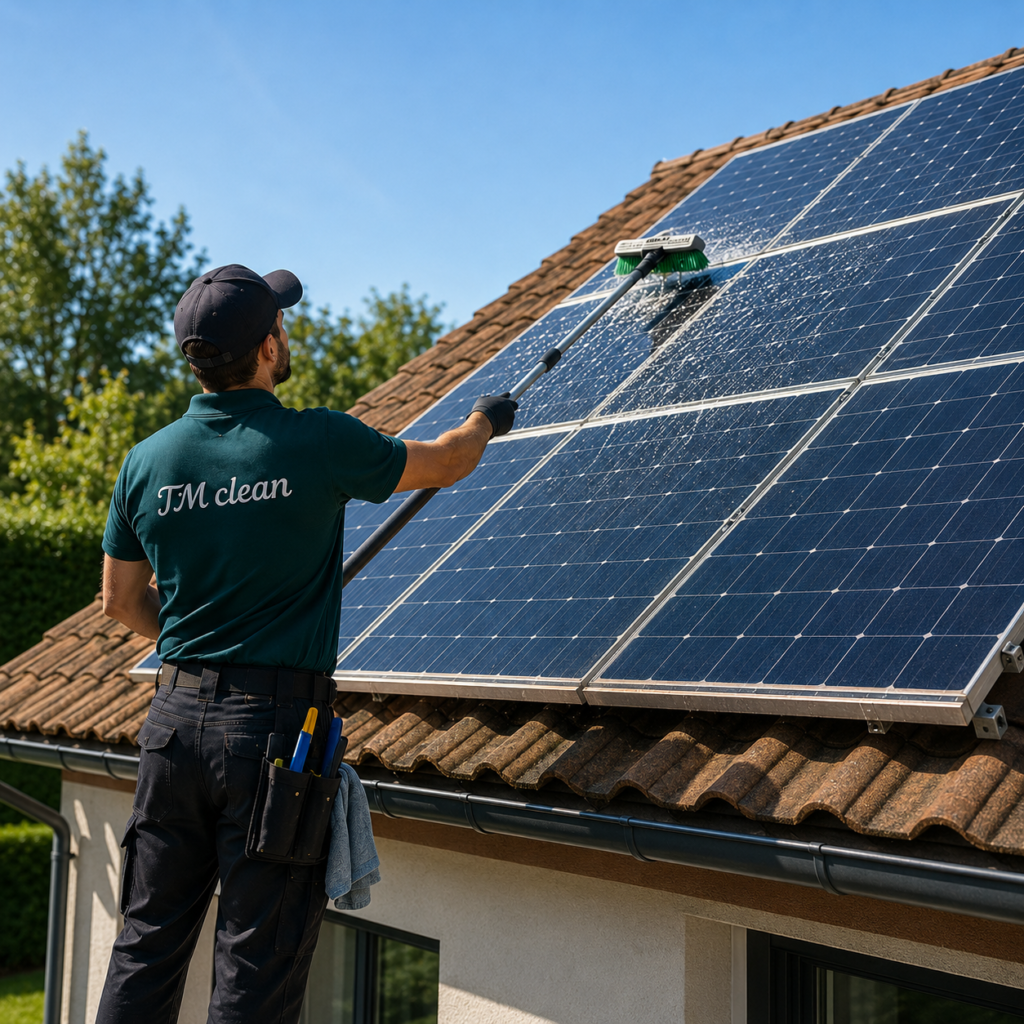 Nettoyage de panneaux solaires photovoltaïques par TM Clean à Agen